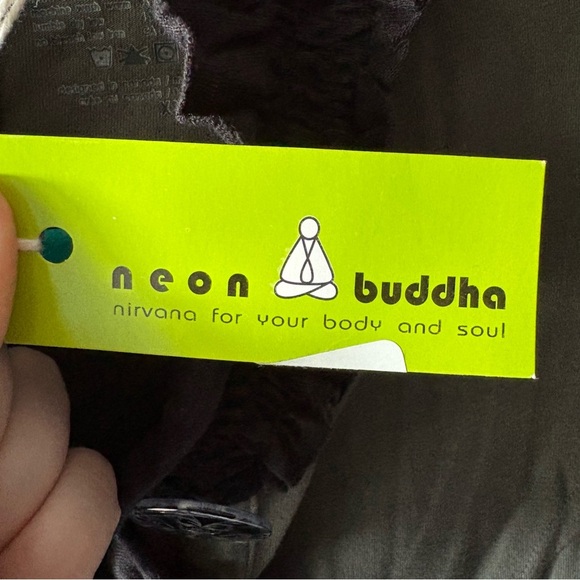 Neon Buddha Green Blazer Fitted Ruffled Trim - Picture 5 of 7